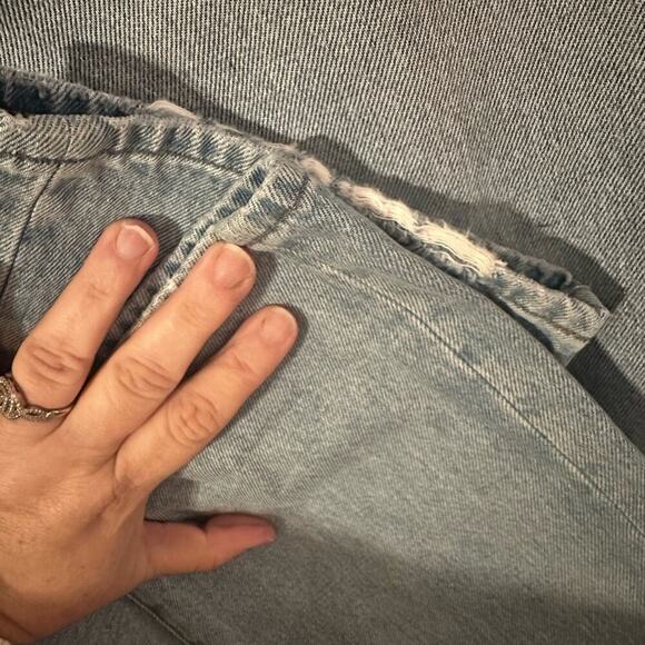 Madewell Low Slung Straight Jeans Light Wash NWT Size 29 Button Fly‎ - Picture 7 of 10